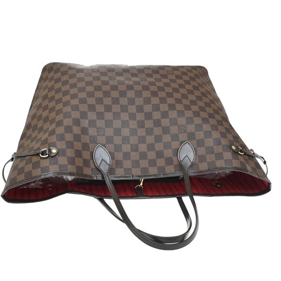 LOUIS VUITTON Neverfull GM Shoulder Tote Bag Damier Leather Brown N51106 43YH535 - Picture 5 of 15
